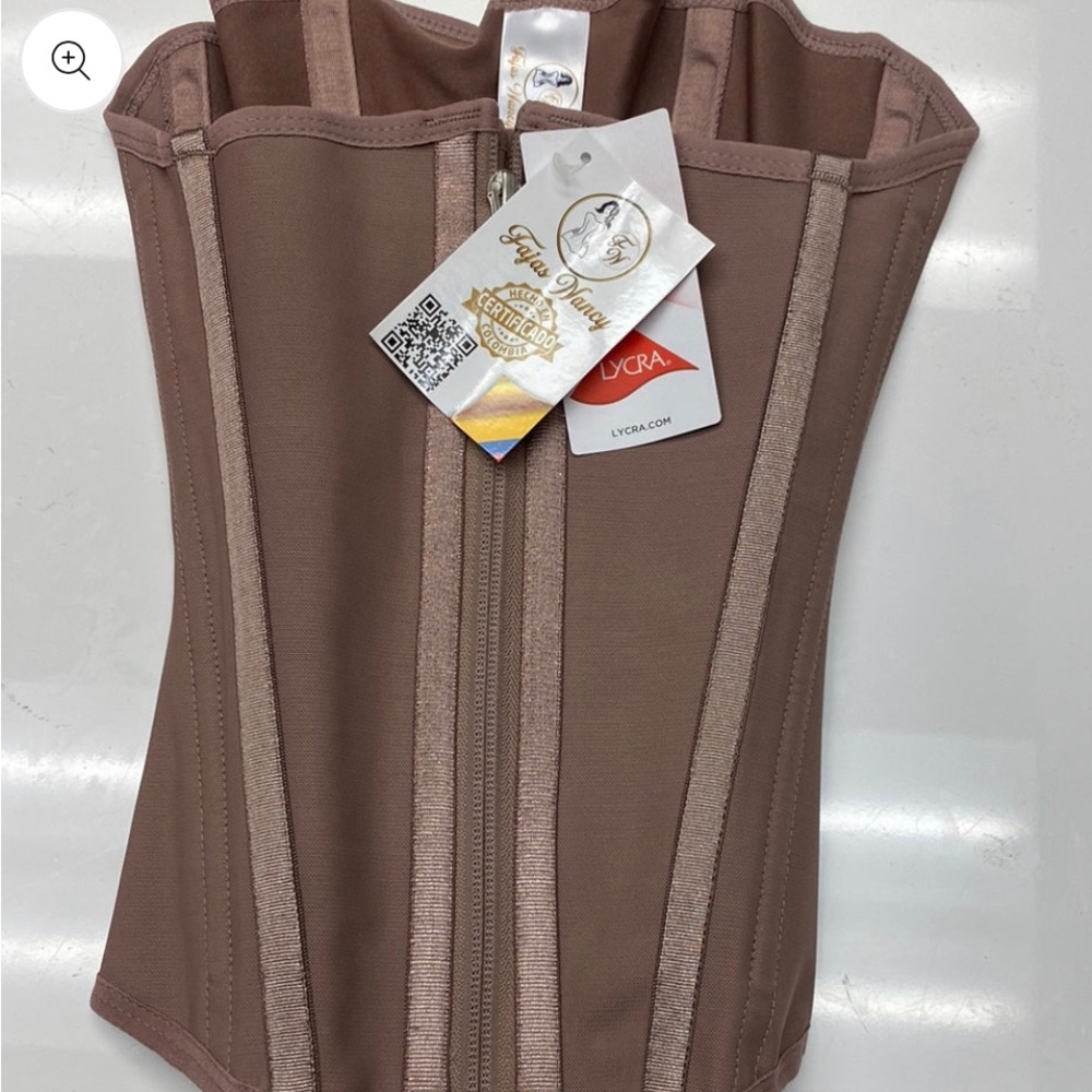 Colombian Corset Made with High Compression Powernet. XS Size: 105-115 lbs.